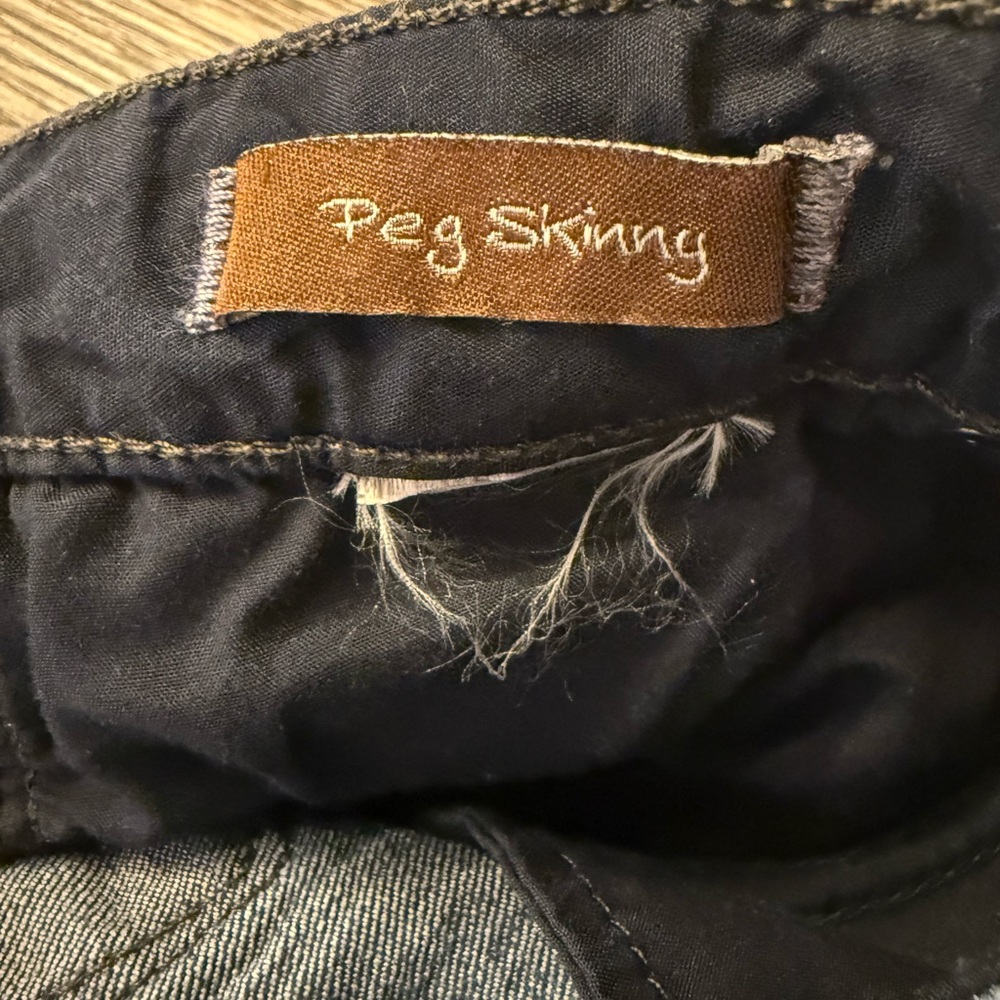 PAIGE Dark Blue Skinny Jeans - Picture 5 of 5